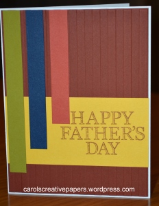 Father's Day Card - Bold Colors