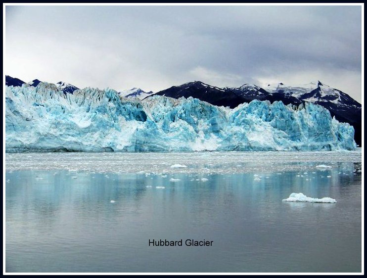 A section of the Hubbard Glacier